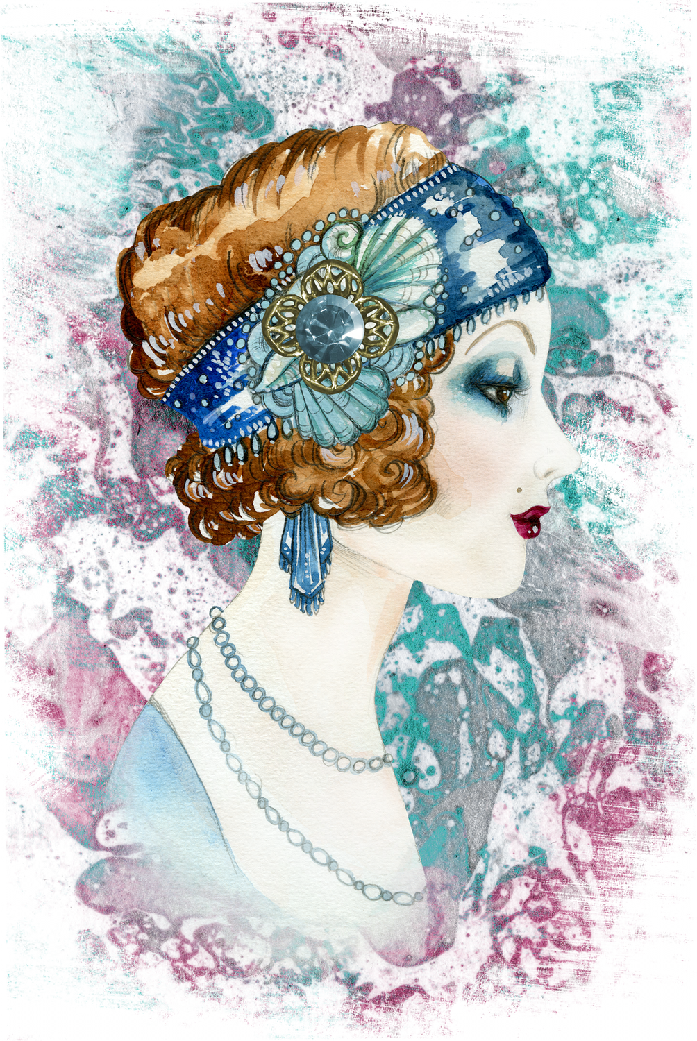 デジタルアートのポストカードやポスター用の写真です｜著作権フリー